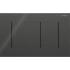 Купити Клавіша змиву Geberit 115.629.SJ.1 Sigma40 Square, скло, чорний 115629SJ1 в Києві vannaja.kiev.ua