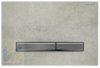 Купить кнопка для инсталляции Geberit Sigma50 115.671.JV.2 керамический декор оформления под бетон смывная клавиша 115671JV2 с двойным смывом, черный хромированный в Киеве vannaja.kiev.ua