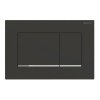 Купить Geberit Sigma 115.883.14.1 Клавиша двойного смыва черный мат/ хром глянец 115883141  в Киеве vannaja.kiev.ua