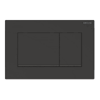 Черная кнопка для инсталляции Geberit 115.882.16.1 Sigma20 Двойной слив 115882161 матовая