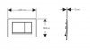 Geberit 115.883.JQ.1 Sigma30 Клавіша змиву 115883JQ1 Хром матовий / глянець Купити Geberit 115.883.JQ.1 Sigma30 Клавіша змиву 115883JQ1 Хром матовий / глянець в Києві vannaja.kiev.ua