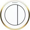 Купити Пневмокнопка унітаза Geberit 116.056.KK.1 type10 подвійний змив для Sigma 8 см білий/золото/білий в Києві vannaja.kiev.ua