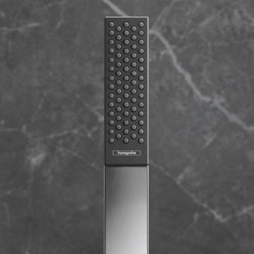Купити Придбати 26866670 Ручний душ hansgrohe Rainfinity чорний матовий 1 вид струменя в Києві vannaja.kiev.ua