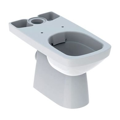 Купить Geberit 500.152.01.1 Унитаз напольный Selnova Square прямоугольный Rimfree с горизонтальным выпуском цвет белый 500152011 в Киеве vannaja.kiev.ua