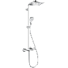 Купити Душова система Hansgrohe Crometta Е 240 27271000 з термостатом хром + Душовий канал MCH CH 750/50 HN1 з решіткою на вибір 27271000 + CH 750/50 HN1 в Києві vannaja.kiev.ua