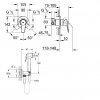 Купити Grohe 121646 Гігієнічний Душ Набір Прихованого Монтажу Bau Flow UA12164600 вбудований запірний вентиль на тримачі для душу в Києві vannaja.kiev.ua