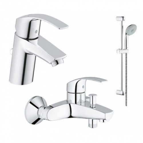 GROHE 12323800 Eurosmart 123238 Набор Смесителей 3 в 1 Цвет - Хром Купить GROHE 12323800 Eurosmart 123238 Набор Смесителей 3 в 1 Цвет - Хром в Киеве vannaja.kiev.ua