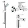 Купить Набор смесителей 3 в 1 GROHE BAU EDGE 123365S в Киеве vannaja.kiev.ua