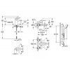 Купить Набор смесителей 3 в 1 GROHE BAU EDGE 123365S в Киеве vannaja.kiev.ua