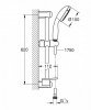 Купить Смеситель для душа 34558000 с термостатом Grohe Grohtherm 800 + 27926001 Душевой штанга с ручным душем GROHE NEW TEMPESTA хром в Киеве vannaja.kiev.ua