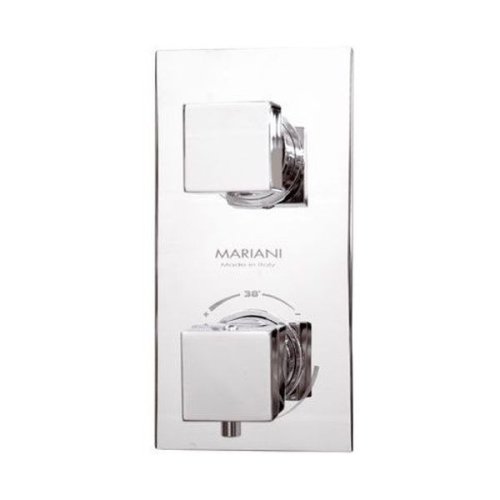 Термостат для душа Mariani Wellness на 2 направления, хром (126Q1) Купить Термостат для душа Mariani Wellness на 2 направления, хром (126Q1) в Киеве vannaja.kiev.ua