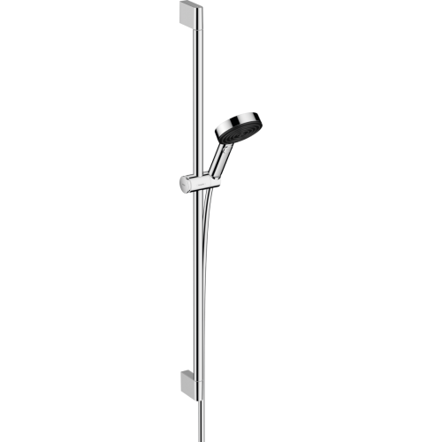 Купить Душевой набор hansgrohe 24170000 Pulsify Select со штангой 90 см хром 3 вида струи  в Киеве vannaja.kiev.ua
