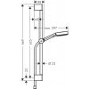 Купить Душевой набор hansgrohe 24170000 Pulsify Select со штангой 90 см хром 3 вида струи  в Киеве vannaja.kiev.ua