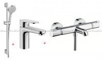 Hansgrohe 13114000 Ecostat Comfort 13114 Термостат для Ванны и душа смеситель кран для открытого монтажа, хром
