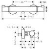 Купить Hansgrohe 13116000 Ecostat Comfort 13116 Термостат для Душа Поверхность Хром в Киеве vannaja.kiev.ua