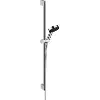 матовый черный душевой комплект Hansgrohe набор 105 3jet Relaxation cо штангой 65 см 24160670 с доставкой по Киеву и всей Украине
