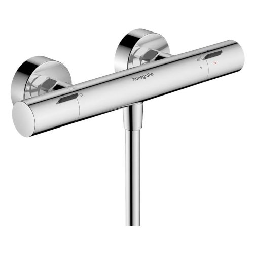 Купить Смеситель Hansgrohe с термостатом для душа с ограничителем температуры Ecostat Fine, Chrome (13323000) в Киеве vannaja.kiev.ua