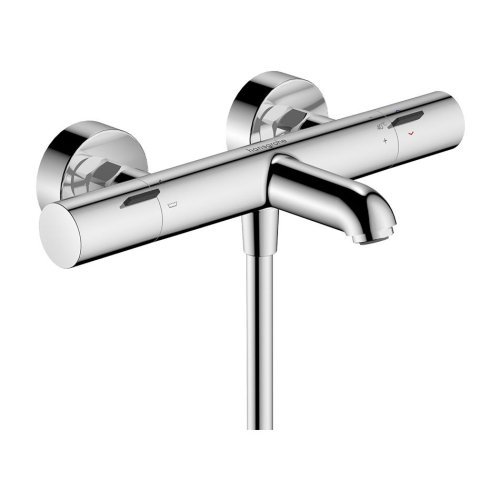 Купити надійний змішувач з термостатом для ванни кран Hansgrohe Ecostat Fine 13325000 хром в Києві vannaja.kiev.ua