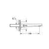 настенный излив скрытого монтажа для ванны графит матовый Grohe Plus 13404AL3 Купить настенный излив скрытого монтажа для ванны графит матовый Grohe Plus 13404AL3 в Киеве vannaja.kiev.ua