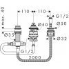 Hansgrohe 13439180 Прихована частина змішувача для ванни на 3 отвори для установки на борт ванни Купити Hansgrohe 13439180 Прихована частина змішувача для ванни на 3 отвори для установки на борт ванни в Києві vannaja.kiev.ua
