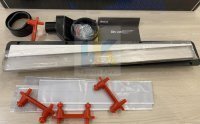 Душевой канал Pestan FRAMELESS Line 85 см белое стекло 13701215 Полный комплект
