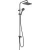 Купити Душова стійка матовий чорний Hansgrohe 26282670 Vernis Shape Showerpipe 230 1jet Reno в Києві vannaja.kiev.ua