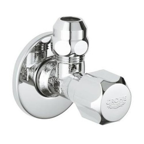 Купить Кран приборный Grohe 2201700M 1/2"х3/8" угловой универсальный вентиль, хром в Киеве vannaja.kiev.ua