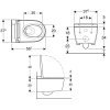 Купить Унитазы с функцией биде подвесной купить Geberit AquaClean Sela 146.224.21.1 панель хром 146224211 в Киеве vannaja.kiev.ua