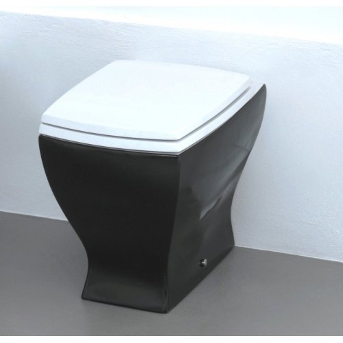 Напольный унитаз Artceram Jazz, white glossy/black bicolor (JZV002 01; 50) Купить Напольный унитаз Artceram Jazz, white glossy/black bicolor (JZV002 01; 50) в Киеве vannaja.kiev.ua