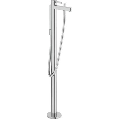 Купити Змішувач підлоговий HANSGROHE FINORIS 76445000 для ванни хром одноважільний купити з доставкою в Києві vannaja.kiev.ua