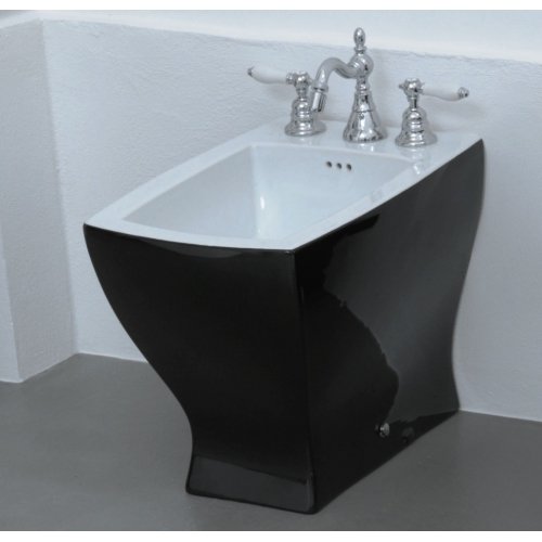 Напольное биде Artceram Jazz, white glossy/black bicolor (JZB002 01; 50) Купить Напольное биде Artceram Jazz, white glossy/black bicolor (JZB002 01; 50) в Киеве vannaja.kiev.ua