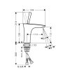 Hansgrohe 15070000 PuraVida 15070 Смеситель для Раковины Однорычажный Хром Купить Hansgrohe 15070000 PuraVida 15070 Смеситель для Раковины Однорычажный Хром в Киеве vannaja.kiev.ua