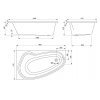 Devit AURORA 15090132L Ассиметричная Ванна 150 * 91 см Акриловая угловая левая, белая Купить Devit AURORA 15090132L Ассиметричная Ванна 150 * 91 см Акриловая угловая левая, белая в Киеве vannaja.kiev.ua