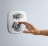 Купить Душевая система скрытого монтажа Hansgrohe с термостатом 15257000 Ecostat Croma E 280 мм металлический тропический душ, хром в Киеве vannaja.kiev.ua