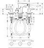 HANSGROHE 15273400 PuraVida 152734 Смеситель для Биде на 3 Отверстия Цвет Белый / Хром Купить HANSGROHE 15273400 PuraVida 152734 Смеситель для Биде на 3 Отверстия Цвет Белый / Хром в Киеве vannaja.kiev.ua