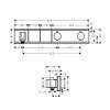 HANSGROHE 15355400 Термостат для душа RainSelect 153554 з 2 кнопками білий / хром Купити HANSGROHE 15355400 Термостат для душа RainSelect 153554 з 2 кнопками білий / хром в Києві vannaja.kiev.ua