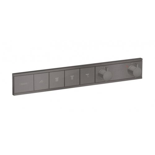 Купити Термостатичний змішувач Hansgrohe RainSelect Brushed Black (15382340) в Києві vannaja.kiev.ua
