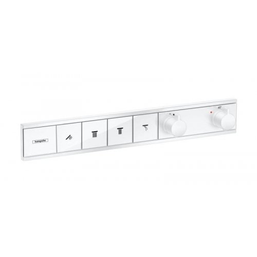 Термостатичний змішувач Hansgrohe RainSelect Matt White (15382700) Купити Термостатичний змішувач Hansgrohe RainSelect Matt White (15382700) в Києві vannaja.kiev.ua