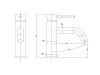 Купити Змішувач для умивальника ASIGNATURA чорний Delicate 15501602 купити за доступною ціною в Києві vannaja.kiev.ua