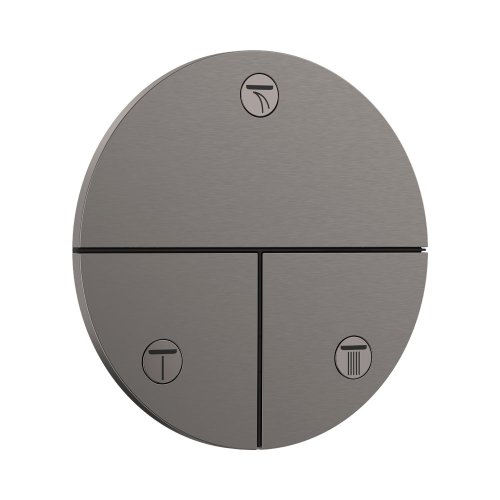 Перемикач Hansgrohe ShowerSelect Comfort S на 3 функції, Brushed Black Chrome (15558340) Купити Перемикач Hansgrohe ShowerSelect Comfort S на 3 функції, Brushed Black Chrome (15558340) в Києві vannaja.kiev.ua