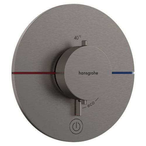 Термостат скрытого монтажа Hansgrohe ShowerSelect Comfort S HighFlow на 1 функцию, Brushed Black Chromе (15562340) Купить Термостат скрытого монтажа Hansgrohe ShowerSelect Comfort S HighFlow на 1 функцию, Brushed Black Chromе (15562340) в Киеве vannaja.kiev.ua
