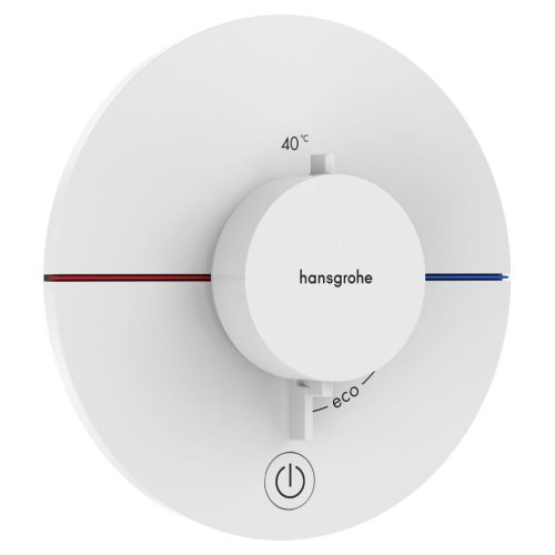 Термостат скрытого монтажа Hansgrohe ShowerSelect Comfort S HighFlow на 1 функцию, Matt White (15562700) Купить Термостат скрытого монтажа Hansgrohe ShowerSelect Comfort S HighFlow на 1 функцию, Matt White (15562700) в Киеве vannaja.kiev.ua
