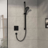 Купить Термостат скрытого монтажа Hansgrohe ShowerSelect Comfort E на 1 функцию, Matt Black (15571670) в Киеве vannaja.kiev.ua