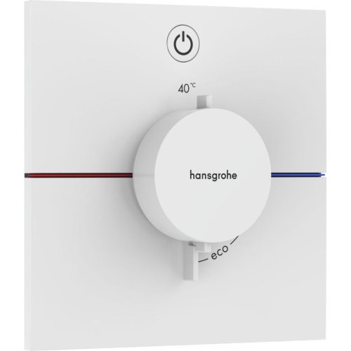 Купить Термостат скрытого монтажа Hansgrohe ShowerSelect Comfort E на 1 функцию, Matt White (15571700) в Киеве vannaja.kiev.ua