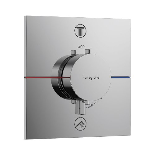 Термостат скрытого монтажа Hansgrohe ShowerSelect Comfort E на 2 функции, Chrome (15572000) Купить Термостат скрытого монтажа Hansgrohe ShowerSelect Comfort E на 2 функции, Chrome (15572000) в Киеве vannaja.kiev.ua