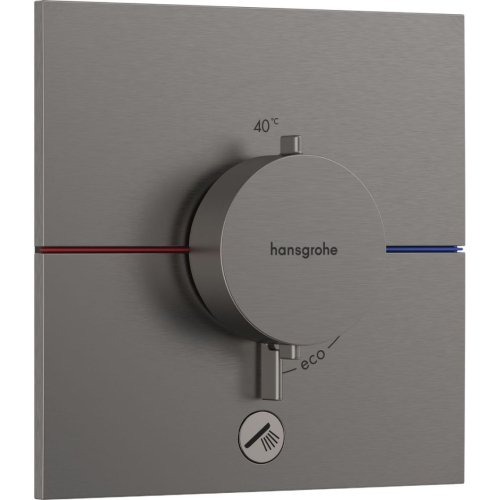 Термостат скрытого монтажа Hansgrohe ShowerSelect Comfort E HighFlow на 1 функцию, Brush Black Chrome (15575340) Купить Термостат скрытого монтажа Hansgrohe ShowerSelect Comfort E HighFlow на 1 функцию, Brush Black Chrome (15575340) в Киеве vannaja.kiev.ua