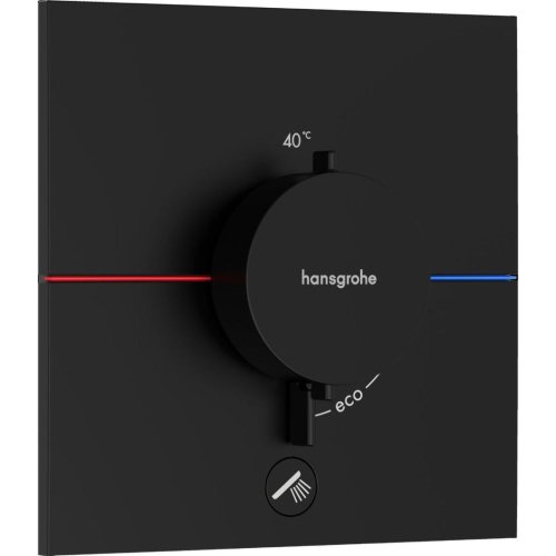 Термостат скрытого монтажа Hansgrohe ShowerSelect Comfort E HighFlow на 1 функцию, Matt Black (15575670) Купить Термостат скрытого монтажа Hansgrohe ShowerSelect Comfort E HighFlow на 1 функцию, Matt Black (15575670) в Киеве vannaja.kiev.ua