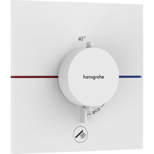 Термостат скрытого монтажа Hansgrohe ShowerSelect Comfort E HighFlow на 1 функцию, Matt White (15575700) Купить Термостат скрытого монтажа Hansgrohe ShowerSelect Comfort E HighFlow на 1 функцию, Matt White (15575700) в Киеве vannaja.kiev.ua