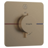 Термостат скрытого монтажа Hansgrohe ShowerSelect Comfort Q на 1 функцию, Brushed Bronze (15581140) Купить Термостат скрытого монтажа Hansgrohe ShowerSelect Comfort Q на 1 функцию, Brushed Bronze (15581140) в Киеве vannaja.kiev.ua