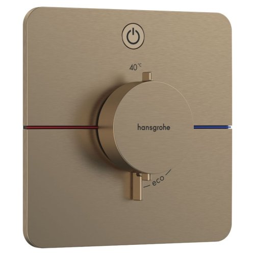 Термостат скрытого монтажа Hansgrohe ShowerSelect Comfort Q на 1 функцию, Brushed Bronze (15581140) Купить Термостат скрытого монтажа Hansgrohe ShowerSelect Comfort Q на 1 функцию, Brushed Bronze (15581140) в Киеве vannaja.kiev.ua